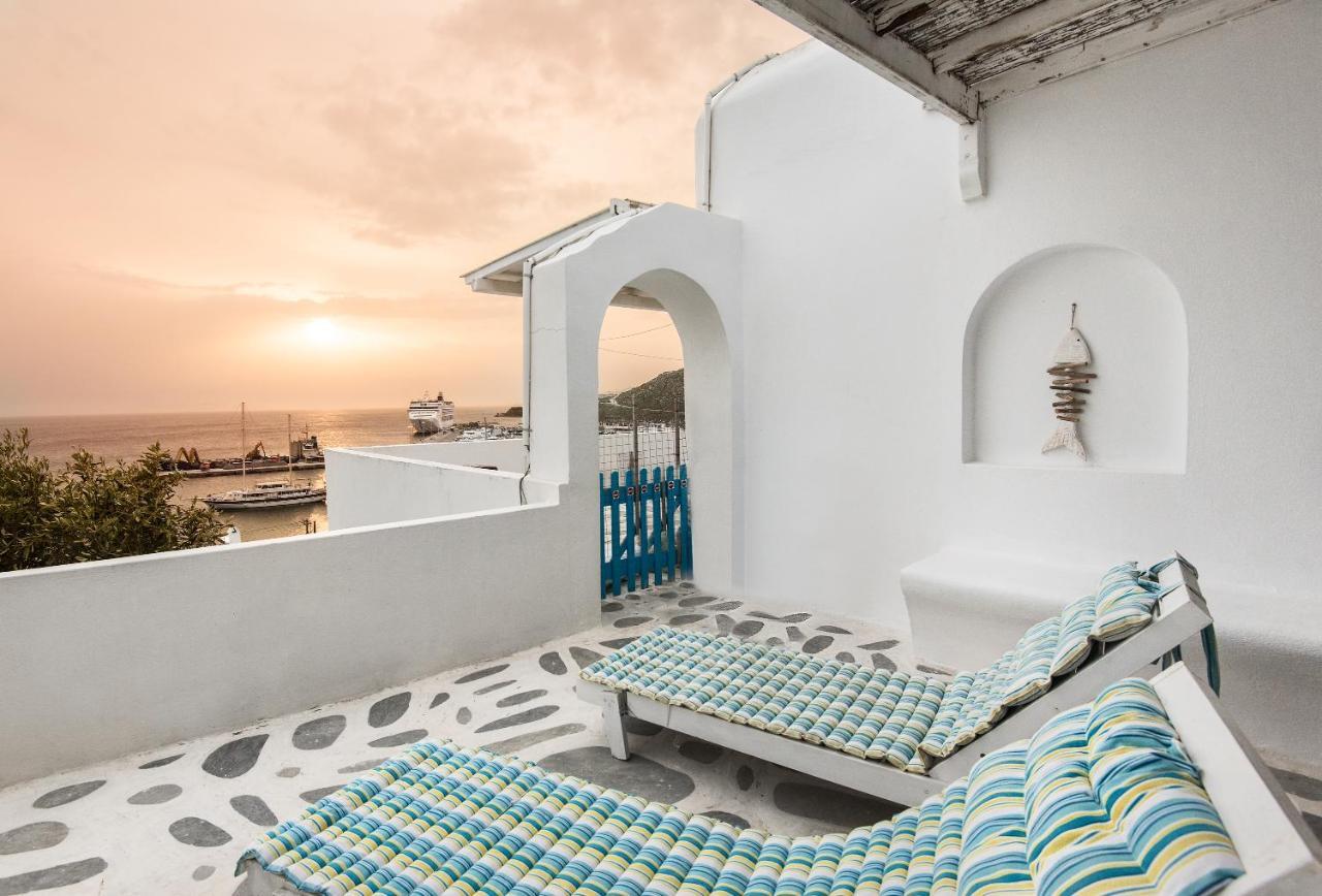 Sunny Guest House New Port Mykonos เตลอส ภายนอก รูปภาพ